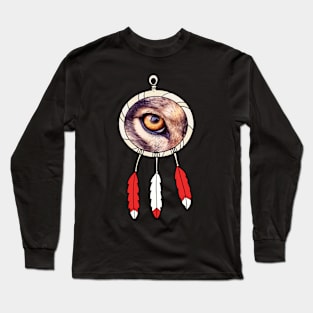 Dream catcher and wolf Long Sleeve T-Shirt